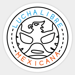 Lucha Logo#1 Sticker